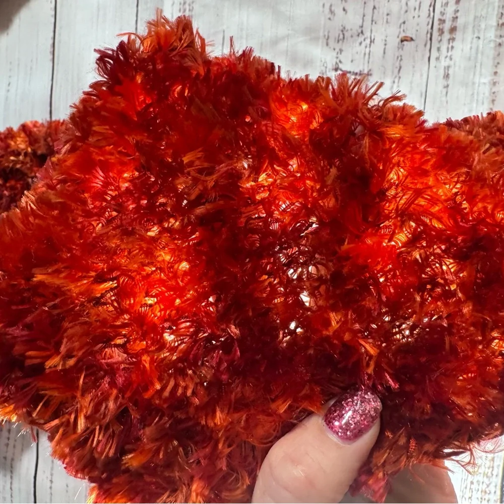 Handmade crochet long